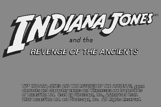 Screenshot for Indiana Jones and the Revenge of the Ancients